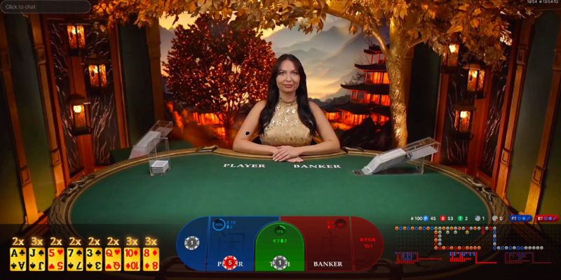 Cược tiền vào Baccarat