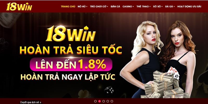 Khuyến mãi hot tại AG casino online 18win