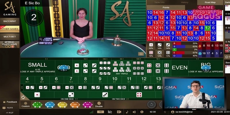 Tham gia sảnh SA Gaming tại 18Win